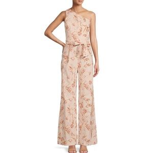 {6} Antonio Melani Carlos Floral Linen Blend Jumpsuit